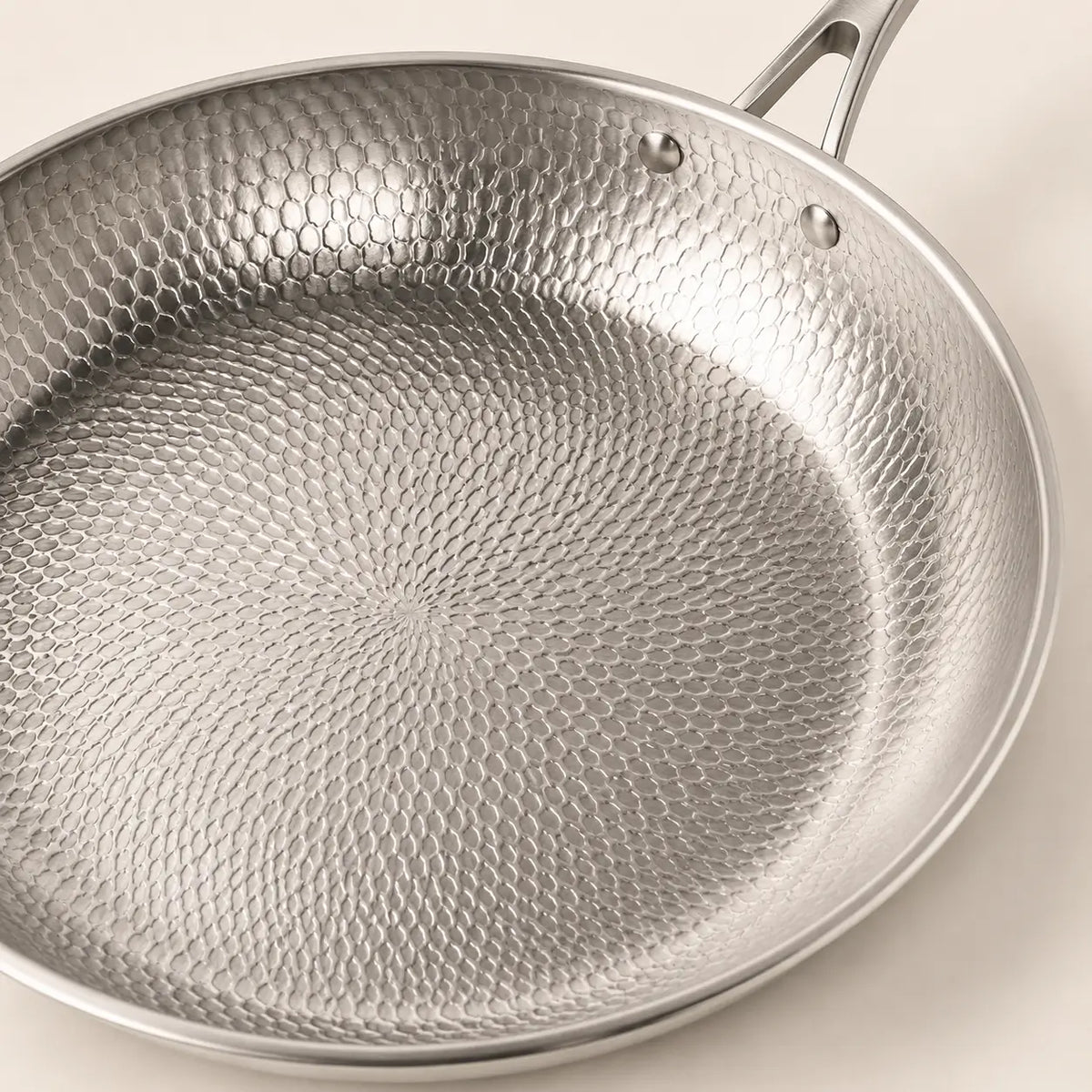 Hammered Titanium Cooking Surface